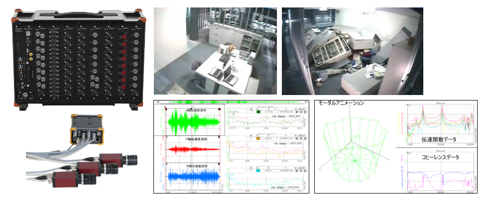 三次元振動台計測イメージ