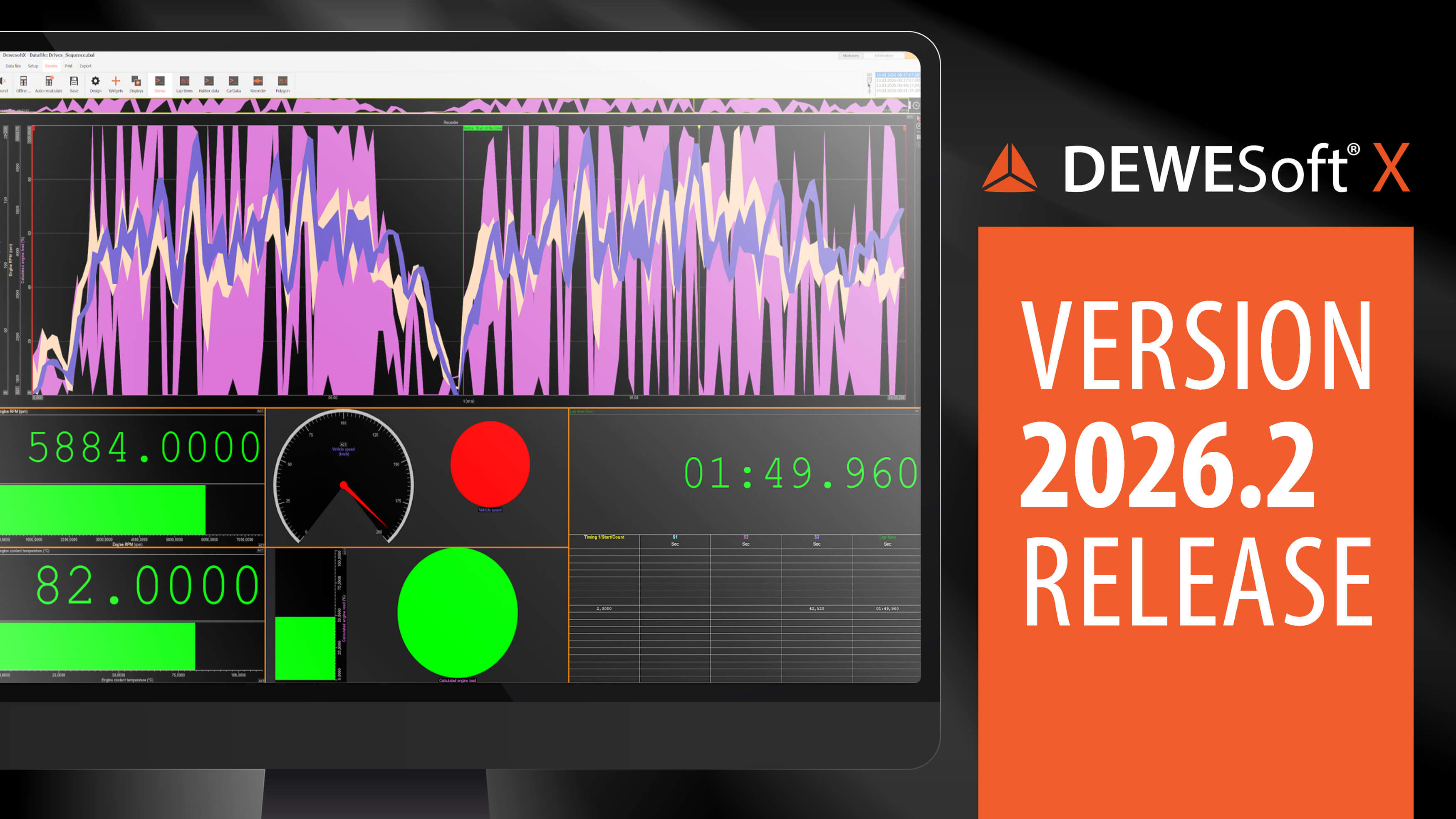 DewesoftX 2026.1 リリース